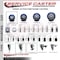 Service Caster 3'' SS Blue Poly Swivel 3/4'' Expanding Stem Caster with Brake SCC-SSEX20S314-PPUB-BLUE-TLB-34 - alternate 4